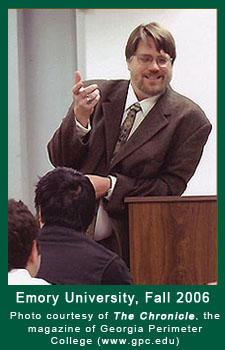 Teaching at Emory University, Fall 2006