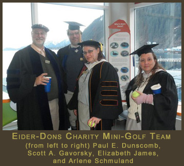 Eider-Dons Charity Mini-Golf Team